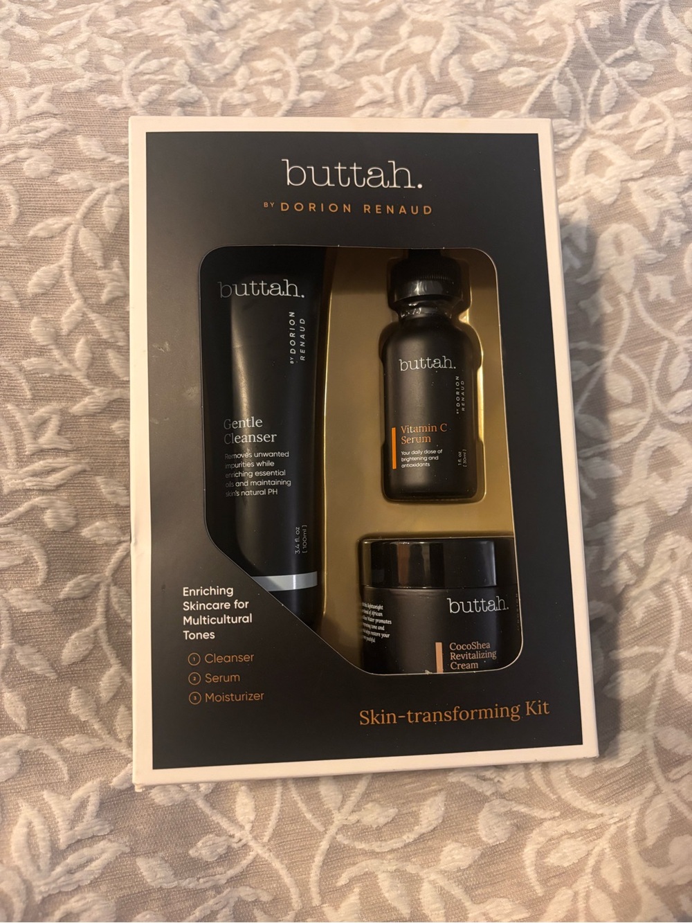 Buttah Skin-Transforming Kit | Vitamin C Serum | For Melanin-Rich Skin | NIB